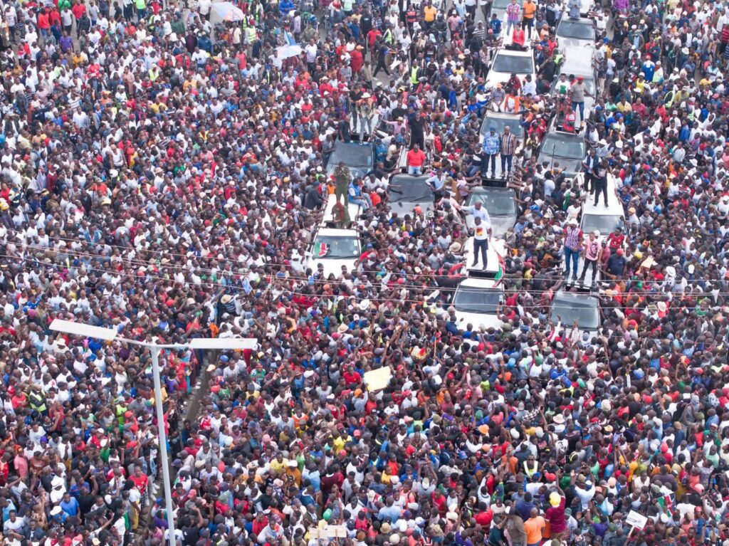 Edwin Sifuna Leads Charged Kitengela Rally as ODM Factions Clash Over Political Direction