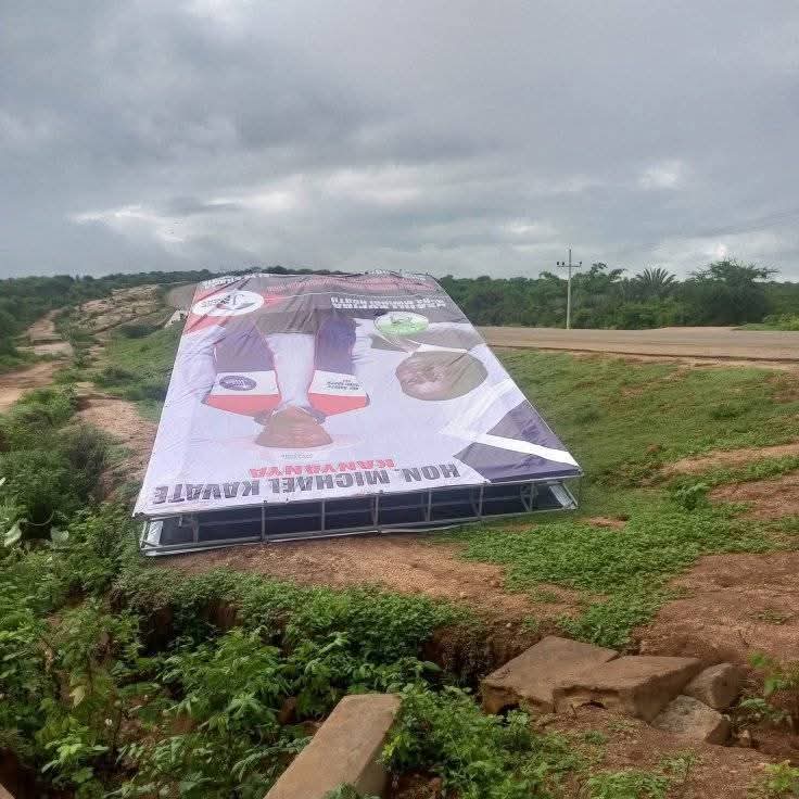 Mwingi North Political Heat: Kavate Billboard Destroyed Amid Voter Mobilization Drive