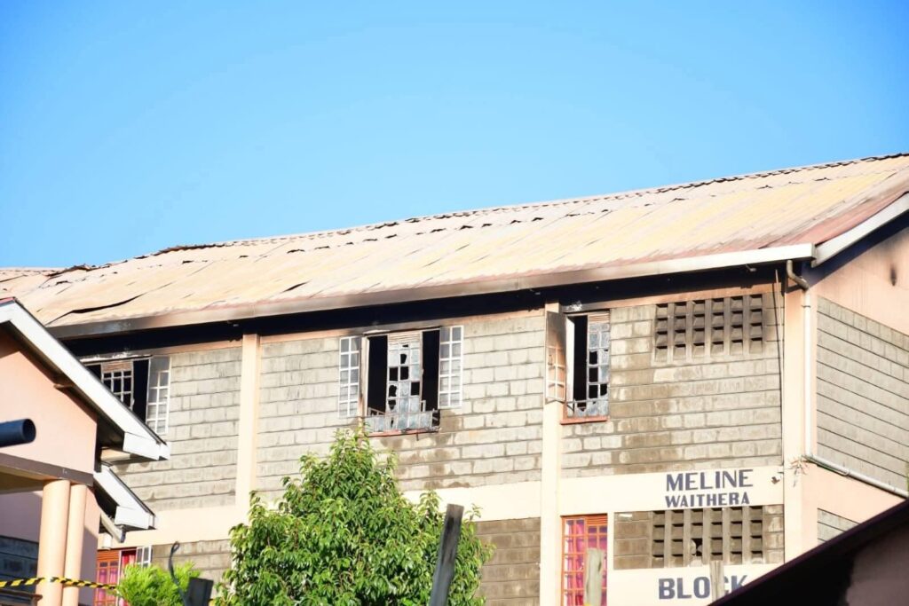 16 Feared Dead After Fire Guts Utumishi Girls’ Dormitory in Gilgil