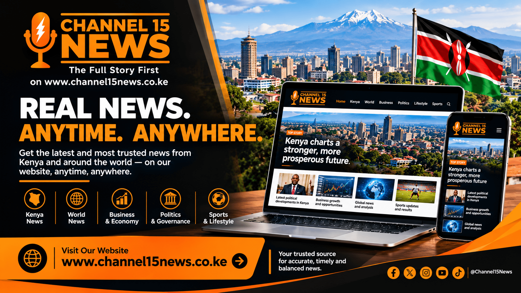 Channel 15 News Banner